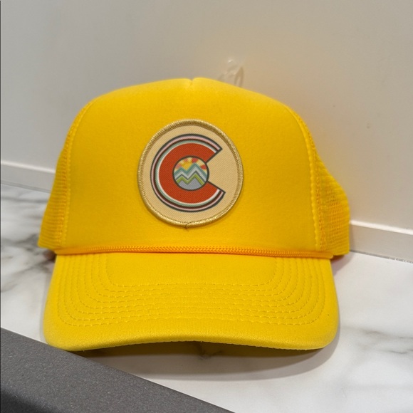 Yocolorado Accessories - YoColorado Lemon Drop Fader Trucker Hat NWT